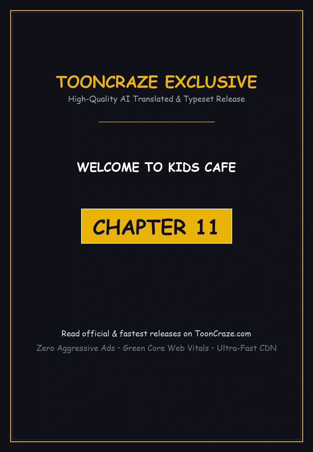 Welcome To Kids Cafe Manhwa Online Afagbb Chapter 11 - Page 1