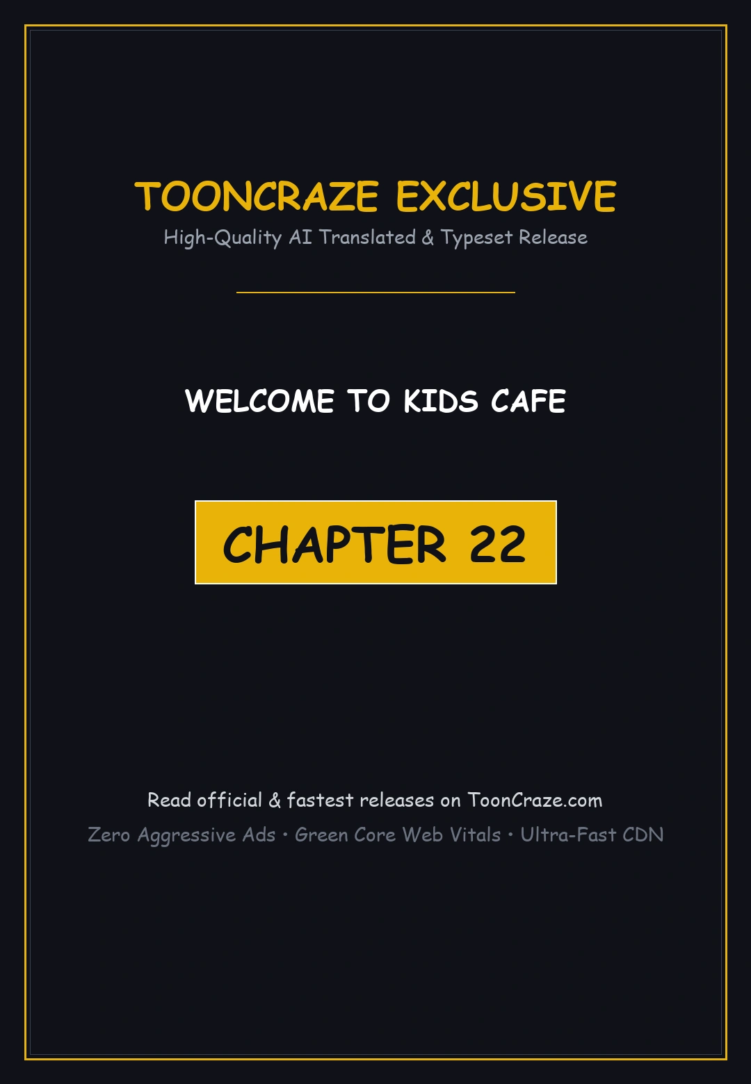Welcome To Kids Cafe Manhwa Online Afagbb Chapter 22 - Page 1