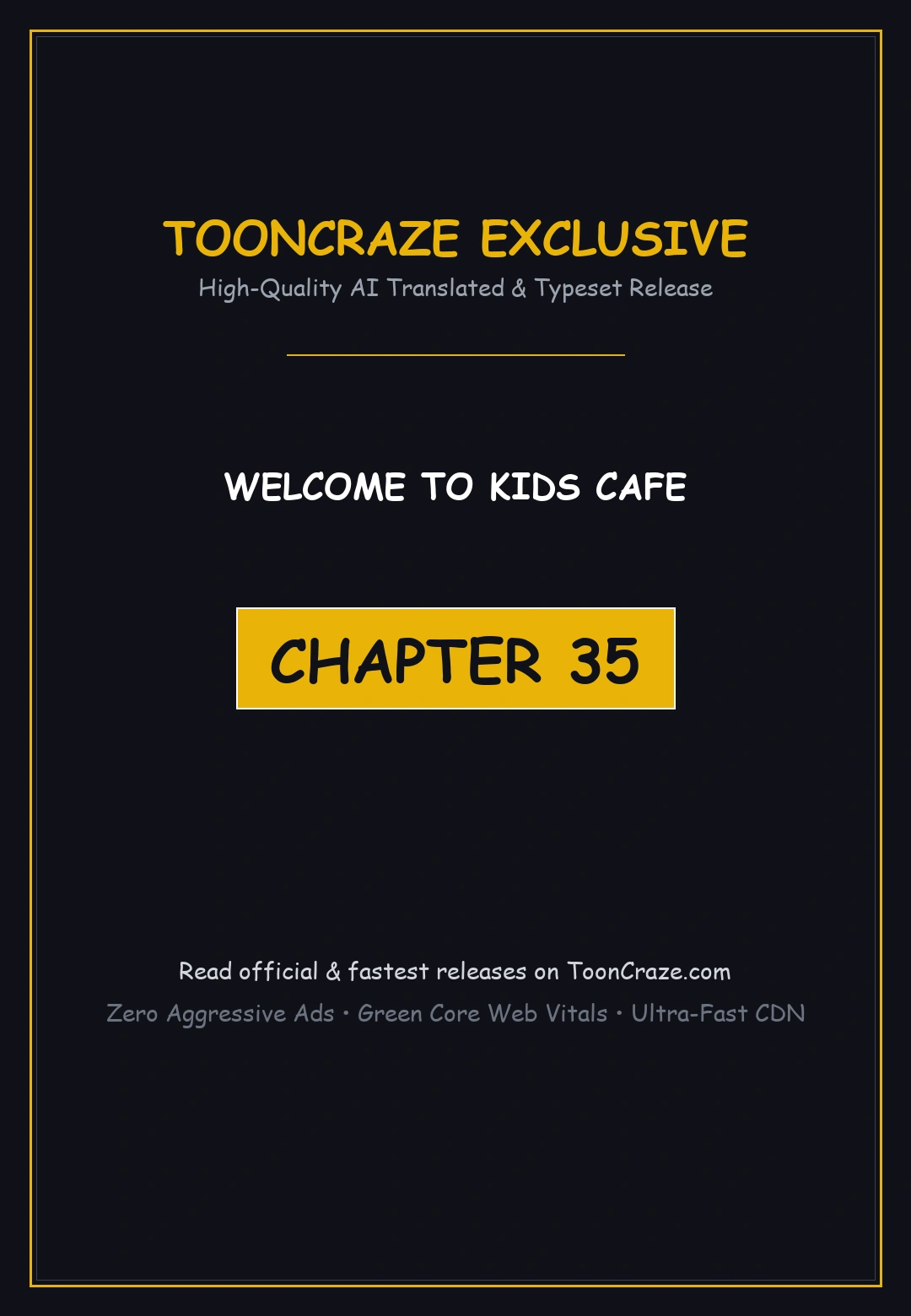 Welcome To Kids Cafe Manhwa Online Afagbb Chapter 35 - Page 1