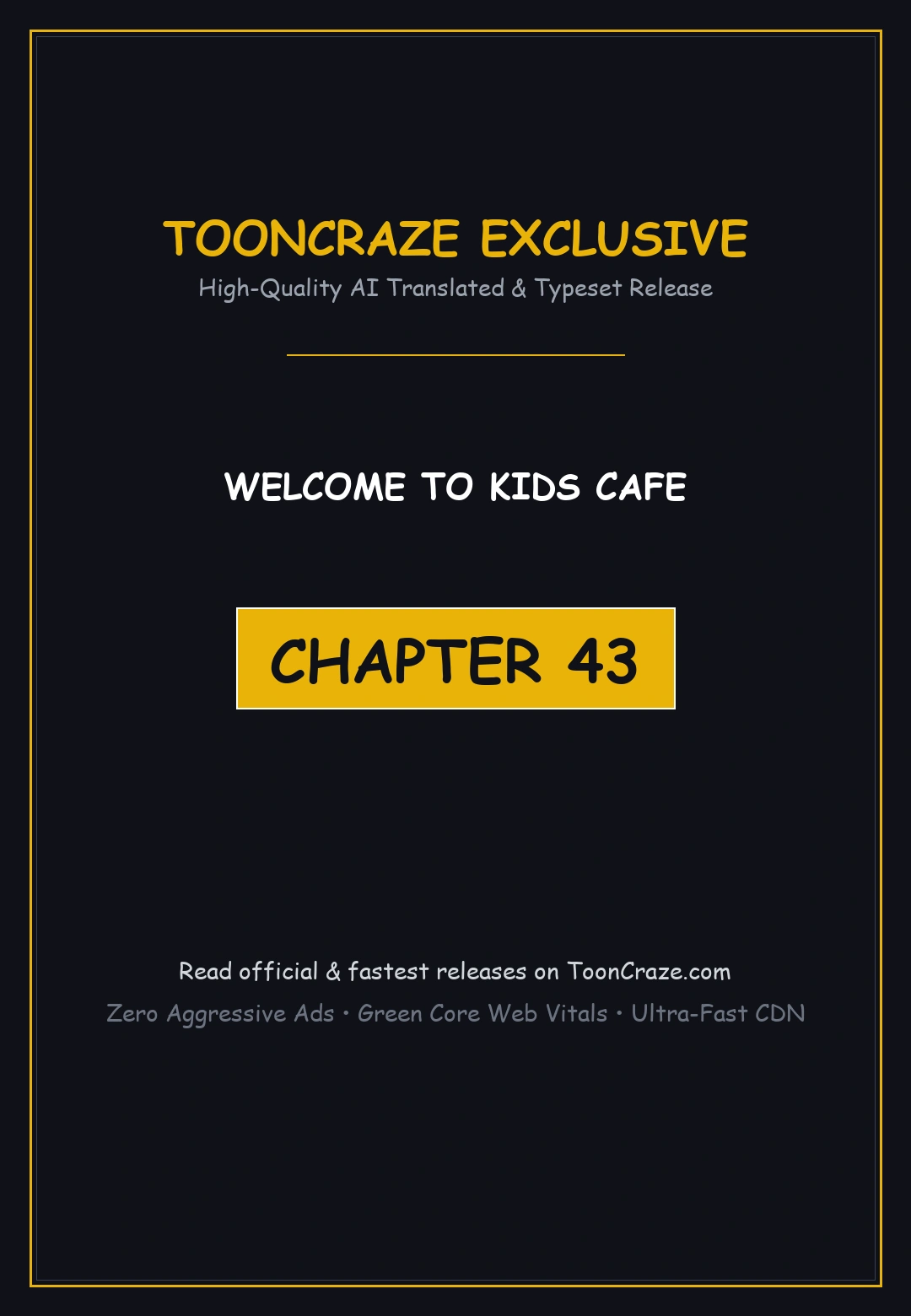 Welcome To Kids Cafe Manhwa Online Afagbb Chapter 43 - Page 1