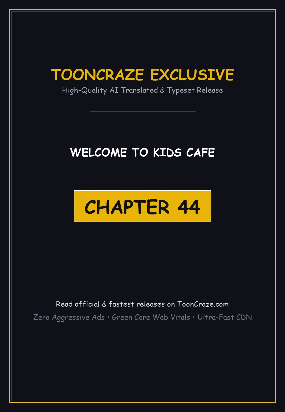 Welcome To Kids Cafe Manhwa Online Afagbb Chapter 44 - Page 1