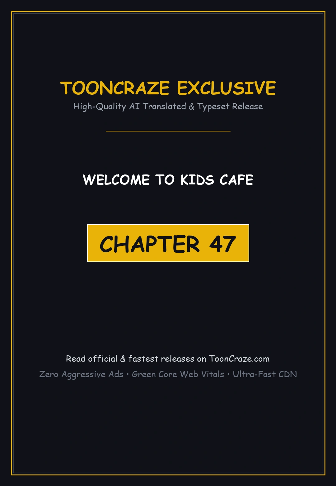 Welcome To Kids Cafe Manhwa Online Afagbb Chapter 47 - Page 1
