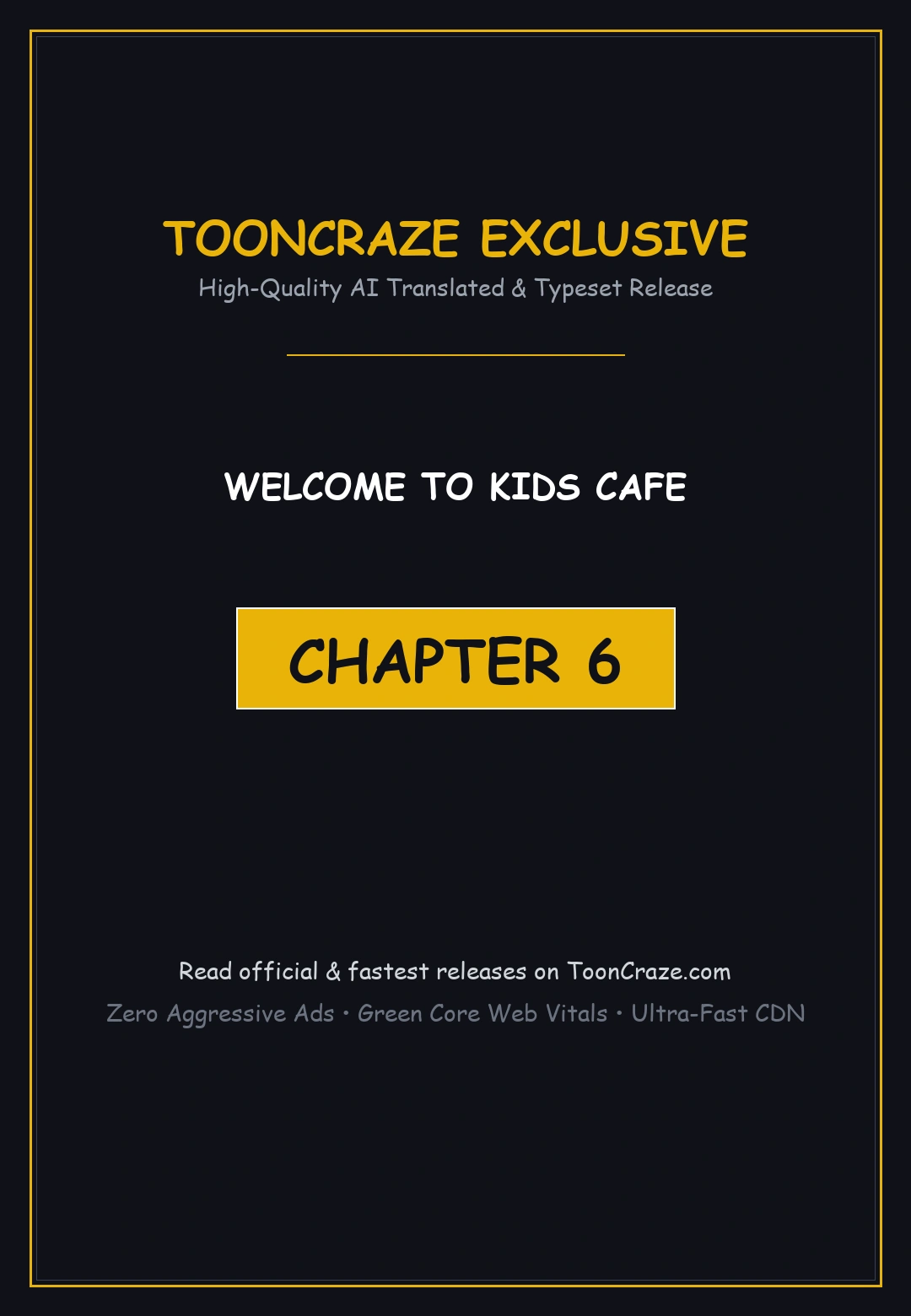 Welcome To Kids Cafe Manhwa Online Afagbb Chapter 6 - Page 1