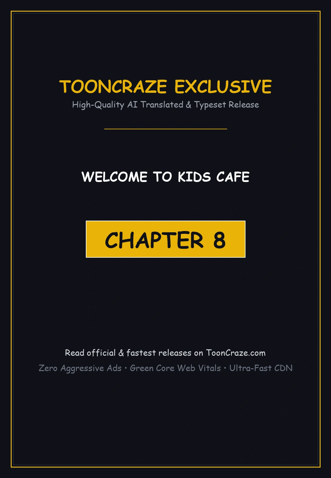 Welcome To Kids Cafe Manhwa Online Afagbb Chapter 8 - Page 1