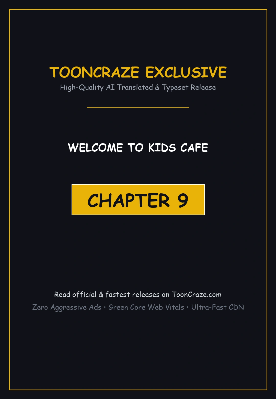 Welcome To Kids Cafe Manhwa Online Afagbb Chapter 9 - Page 1