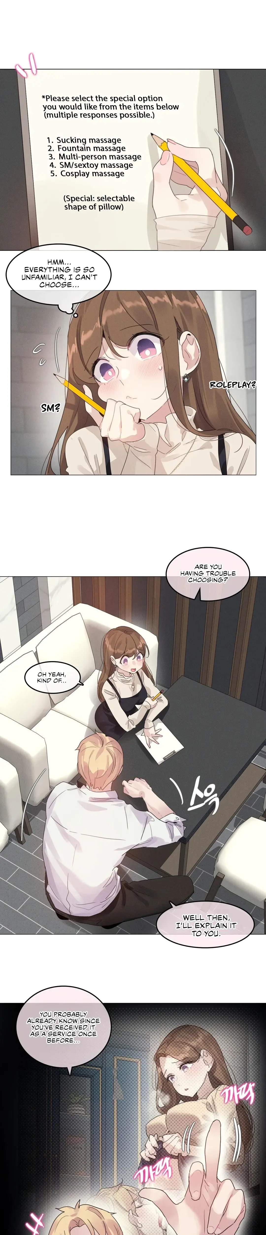 What Happened At The Hypnosis Massage Shop Chapter 7 - Page 8