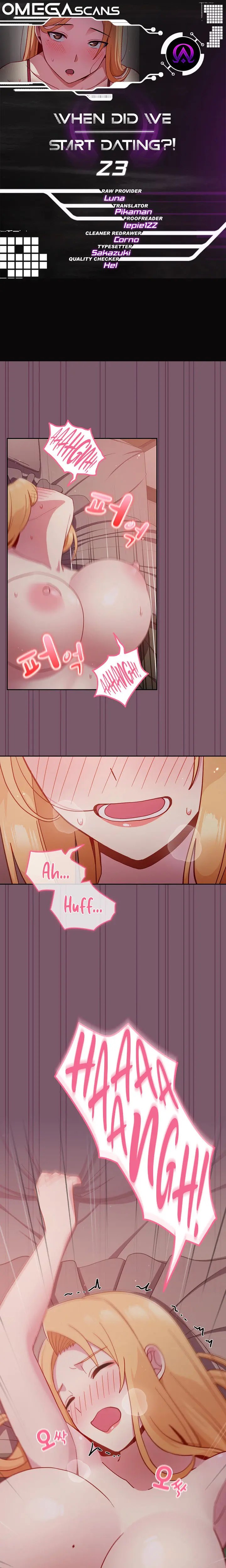When Did We Start Dating Chapter 23 - Page 1