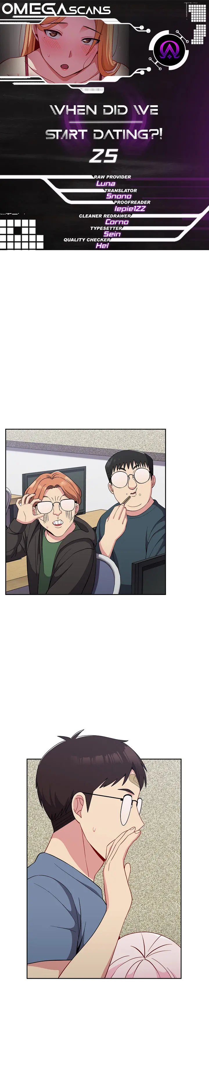 When Did We Start Dating Chapter 25 - Page 1