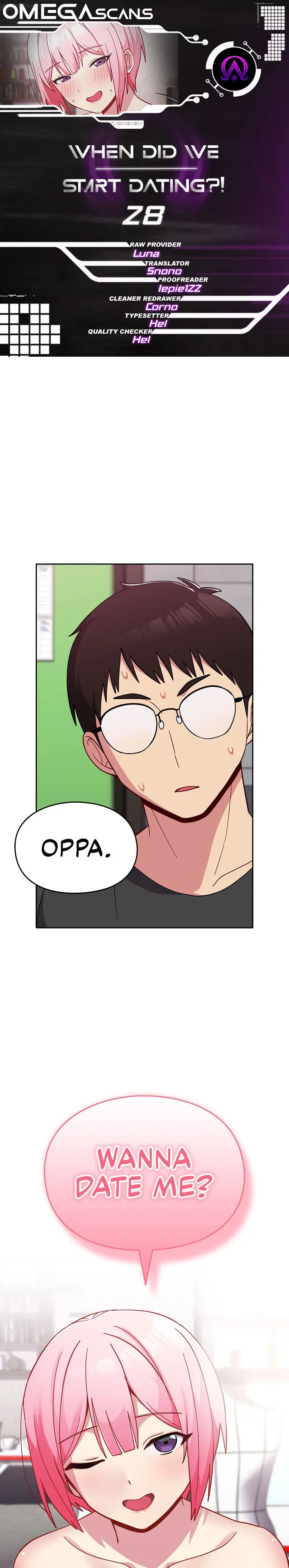 When Did We Start Dating Chapter 28 - Page 1