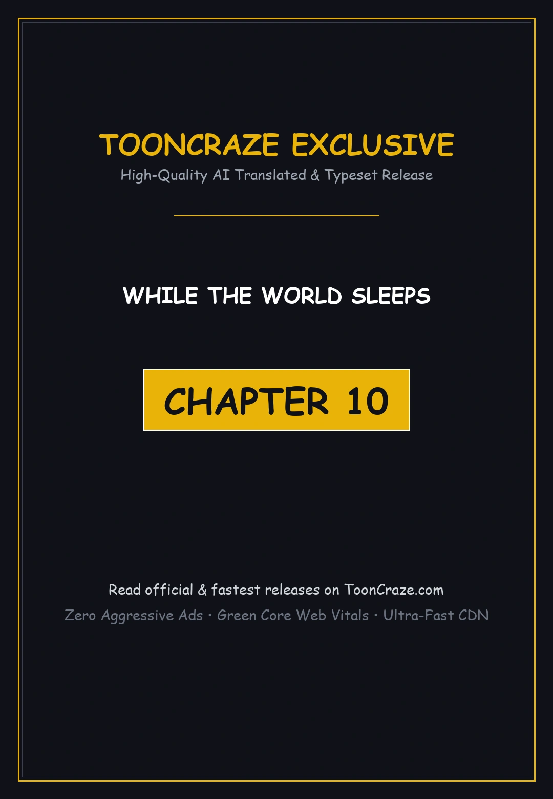 While The World Sleeps Chapter 10 - Page 1