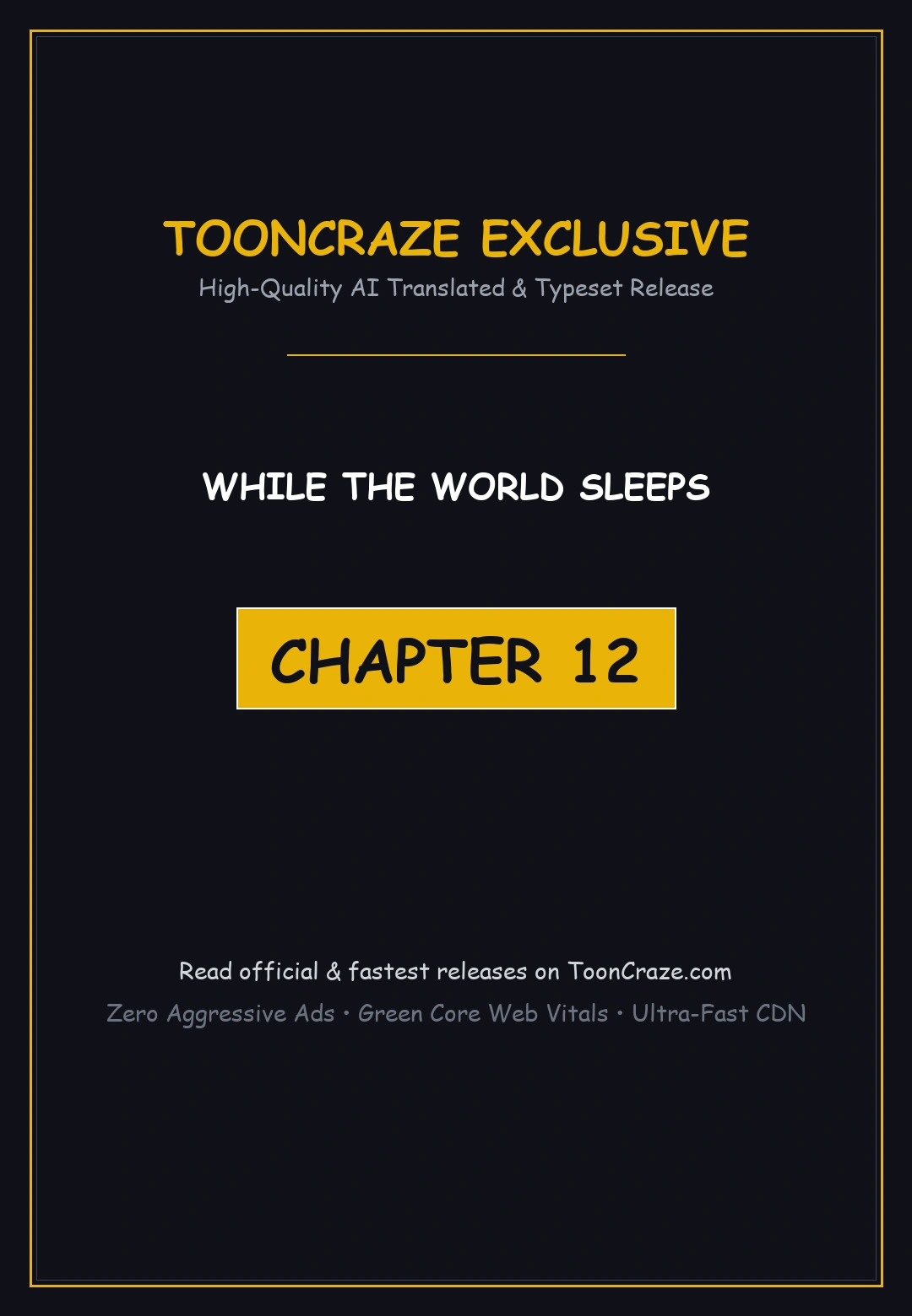 While The World Sleeps Chapter 12 - Page 1