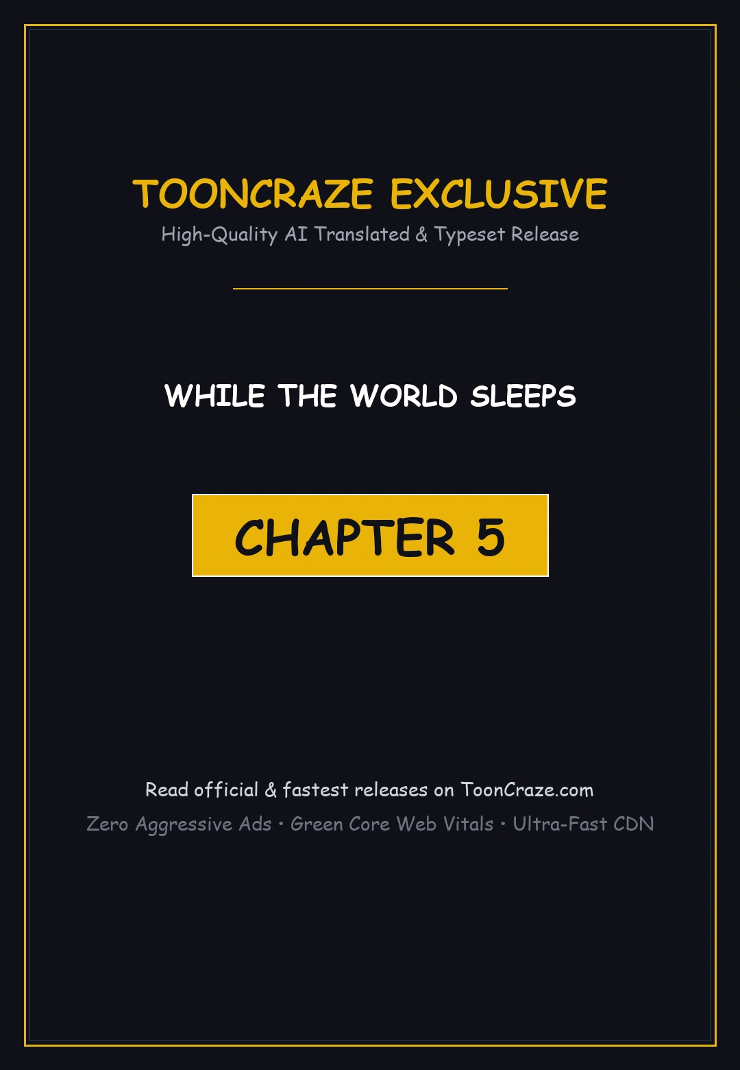 While The World Sleeps Chapter 5 - Page 1