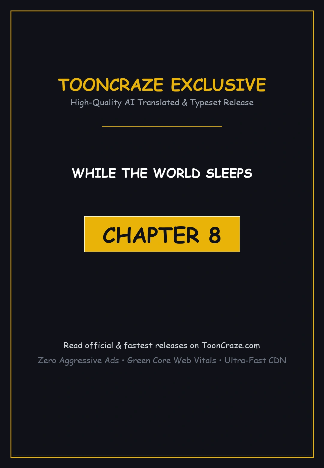 While The World Sleeps Chapter 8 - Page 1