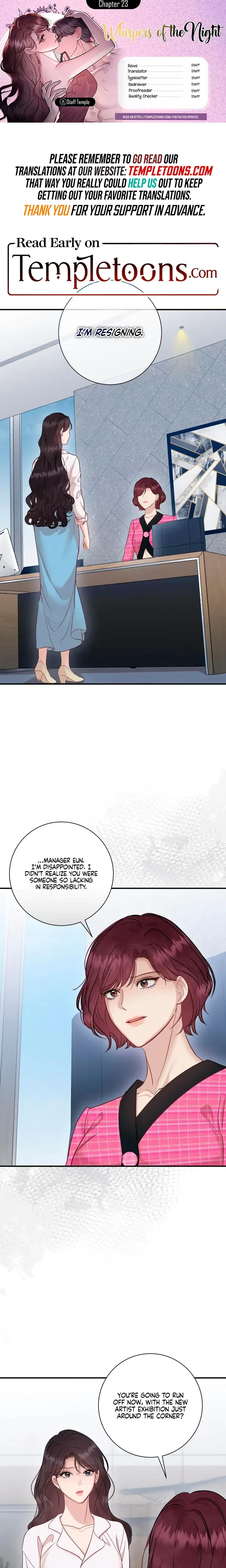 Whispers Of The Night Chapter 23 - Page 1