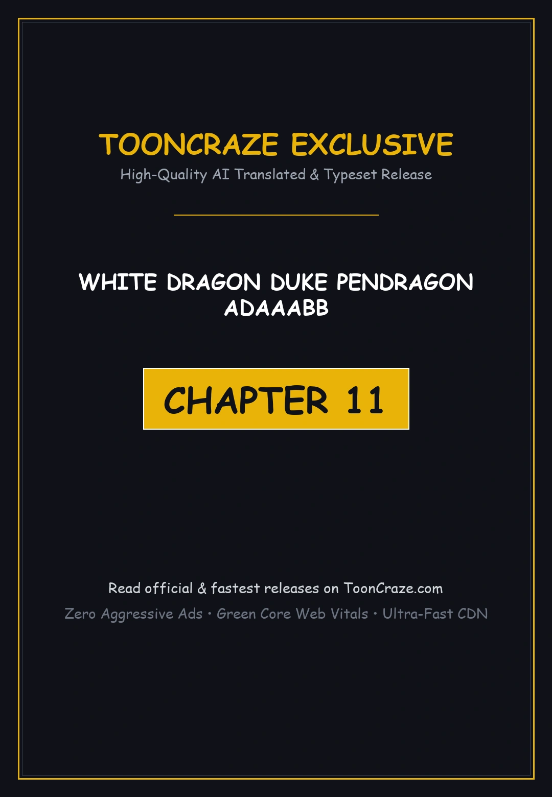 White Dragon Duke Pendragon Adaaabb Chapter 11 - Page 1