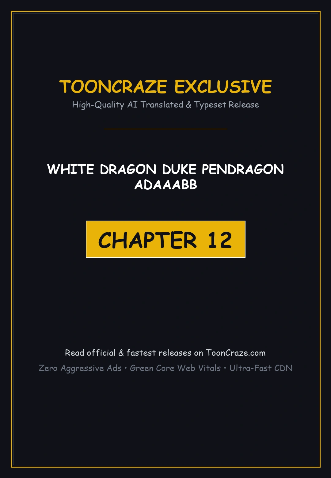 White Dragon Duke Pendragon Adaaabb Chapter 12 - Page 1