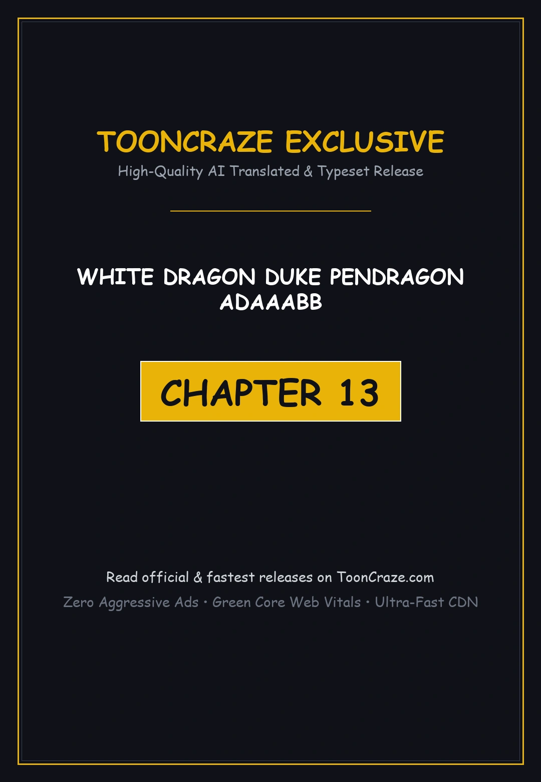 White Dragon Duke Pendragon Adaaabb Chapter 13 - Page 1