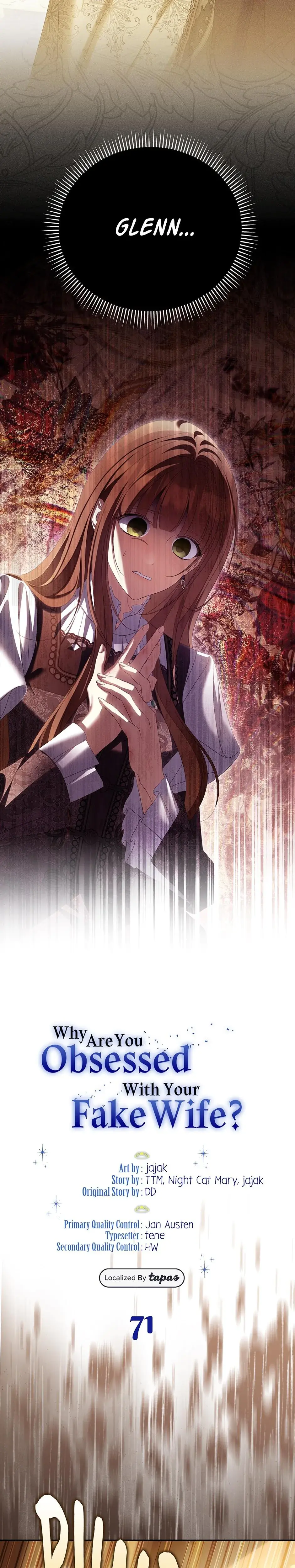Why Are You Obsessed With Your Fake Wife Chapter 71 - Page 11