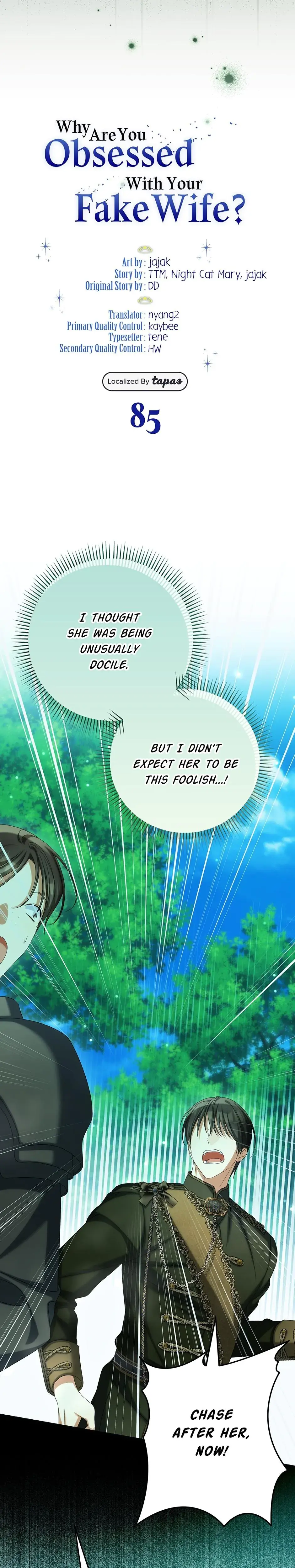 Why Are You Obsessed With Your Fake Wife Chapter 85 - Page 14
