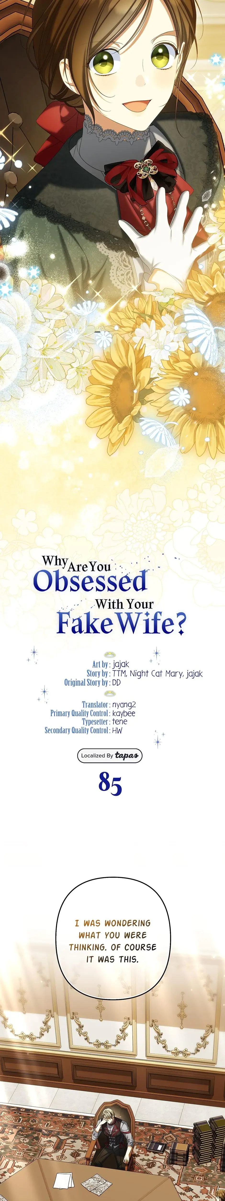 Why Are You Obsessed With Your Fake Wife Chapter 88 - Page 8