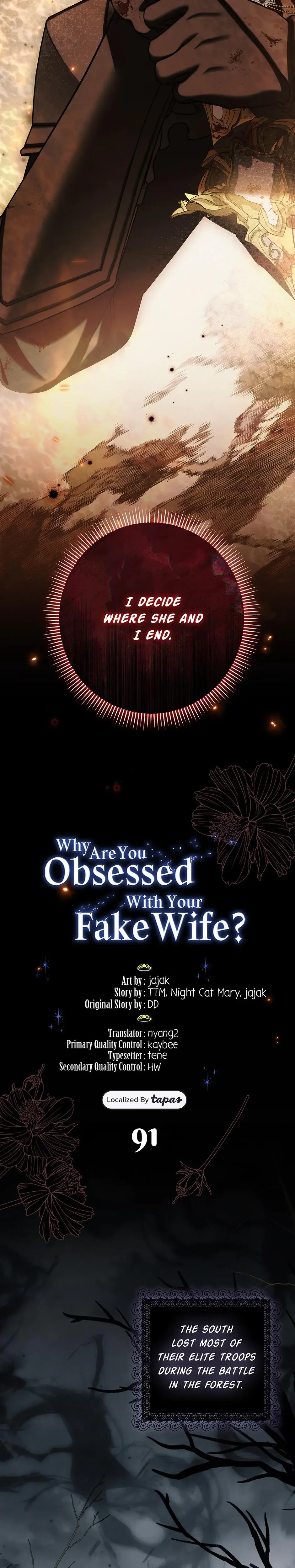 Why Are You Obsessed With Your Fake Wife Chapter 91 - Page 12