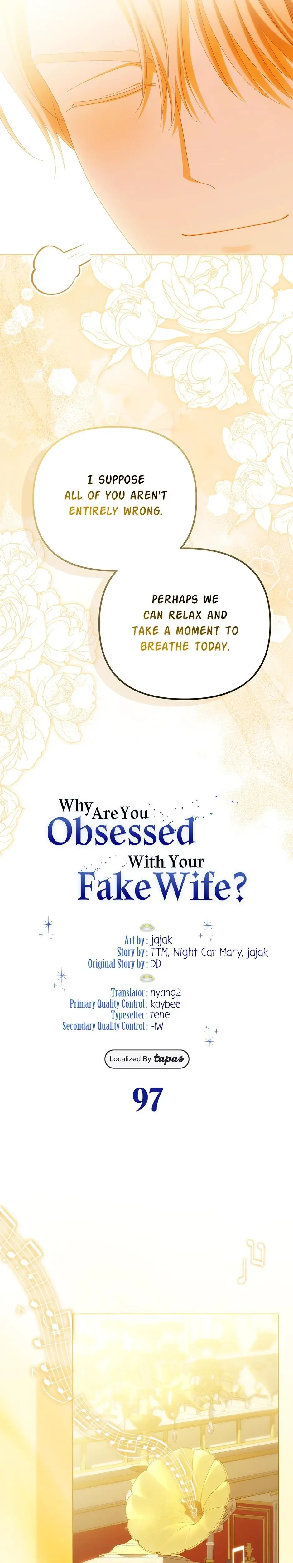 Why Are You Obsessed With Your Fake Wife Chapter 97 - Page 5