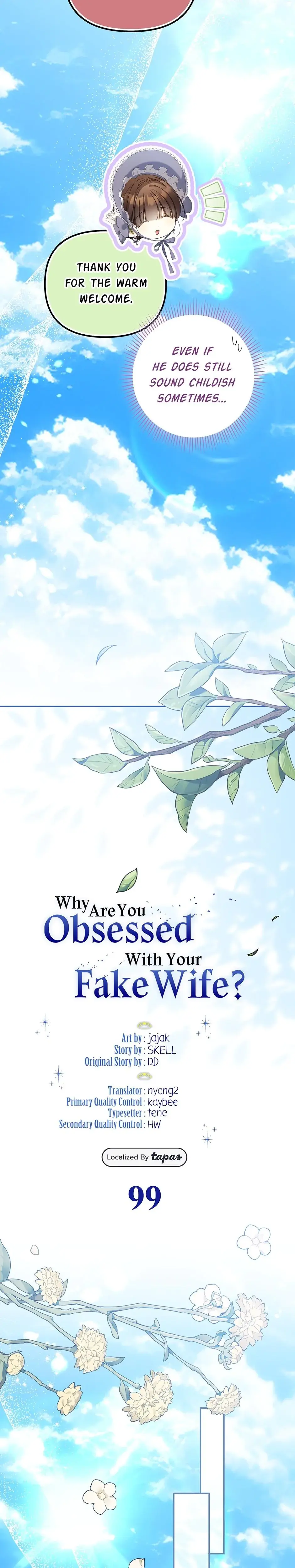 Why Are You Obsessed With Your Fake Wife Chapter 99 - Page 11