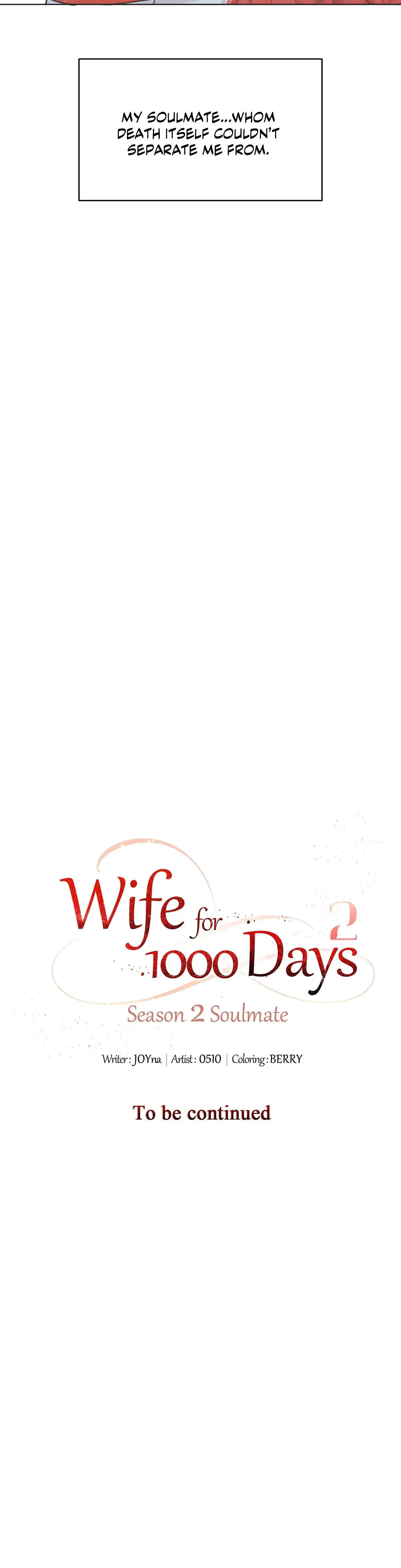 Wife For 1000 Days Season 2 Chapter 60 - Page 59
