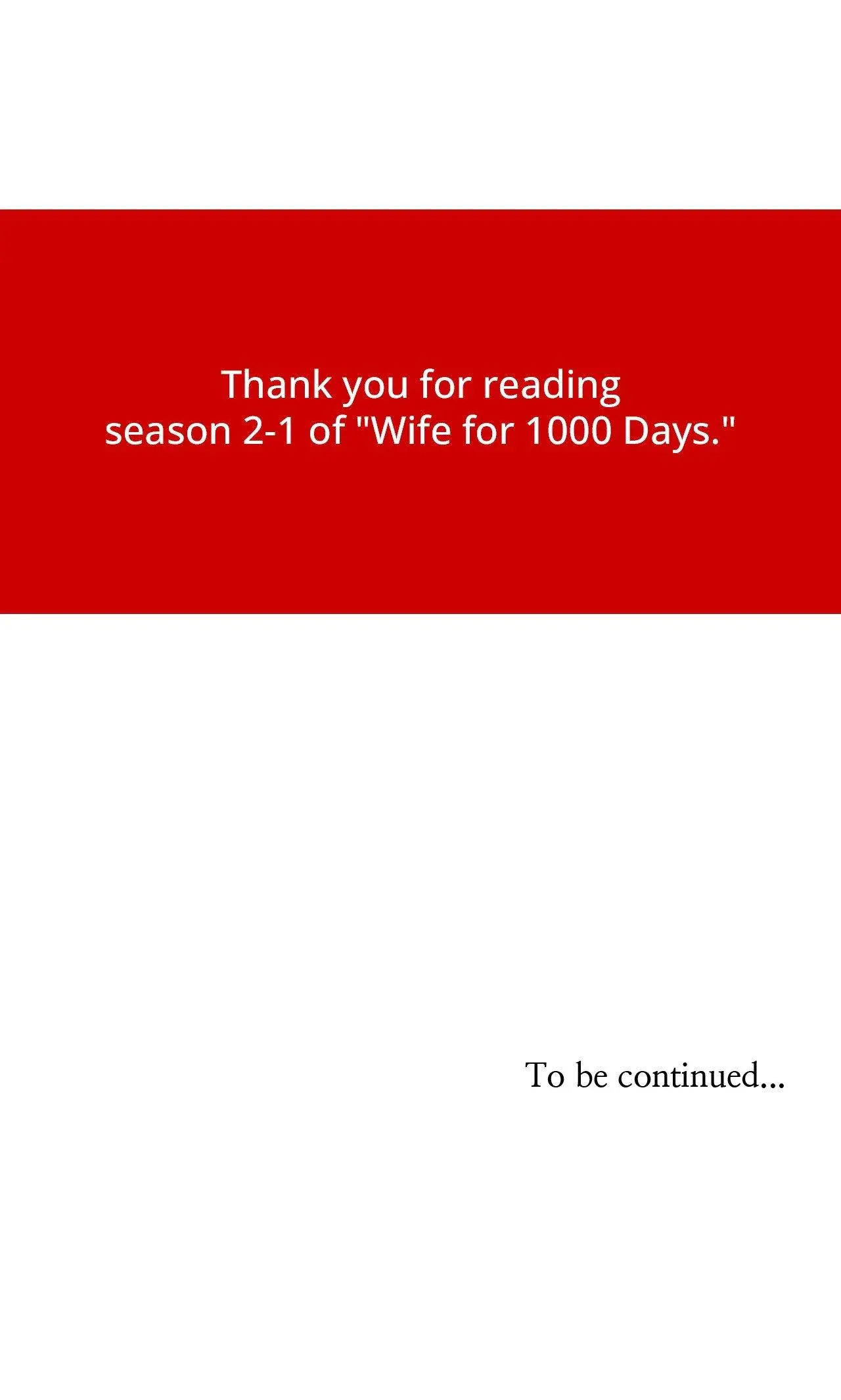 Wife For 1000 Days Season 2 Chapter 60 - Page 60