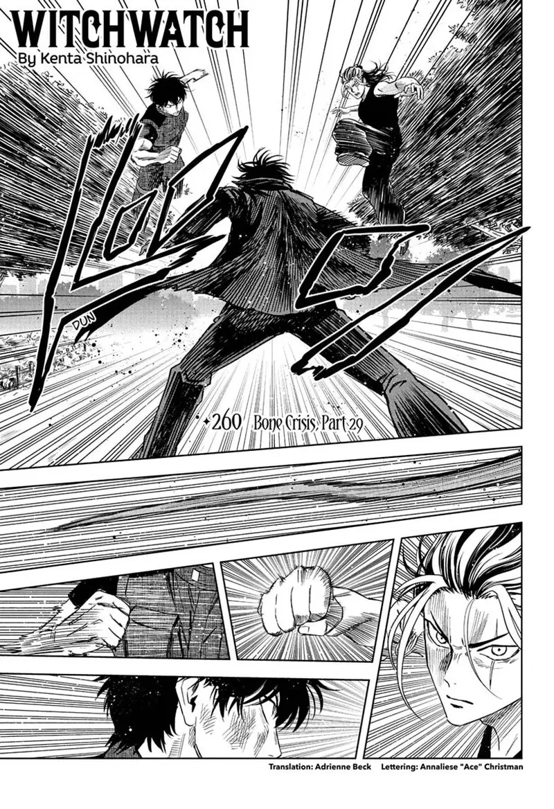 Witch watch Panel #1: Opening Scene (Ch. 260)