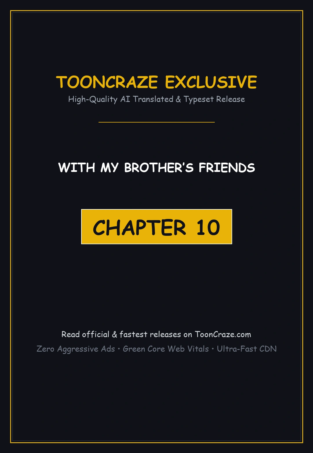 With My Brothers Friends Chapter 10 - Page 1
