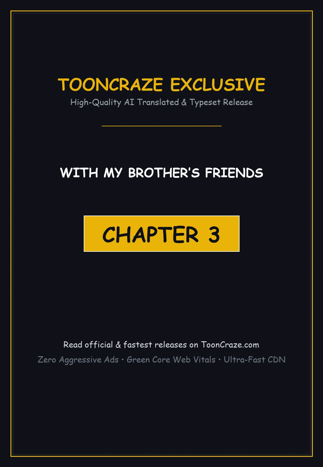 With My Brothers Friends Chapter 3 - Page 1