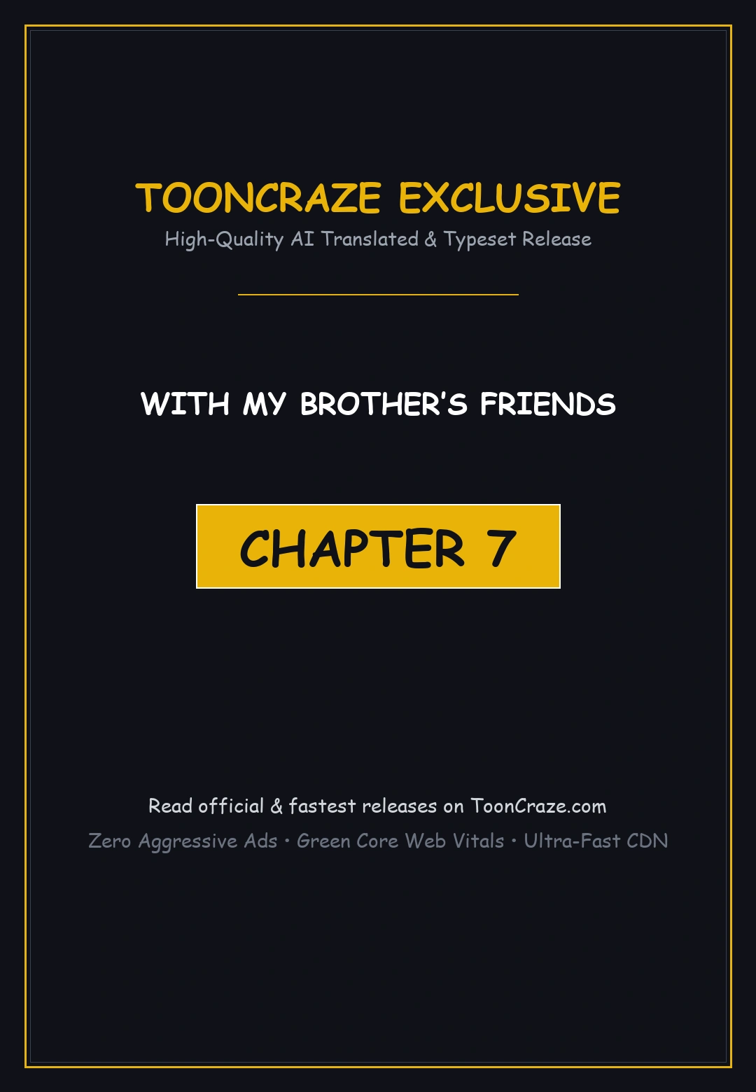 With My Brothers Friends Chapter 7 - Page 1