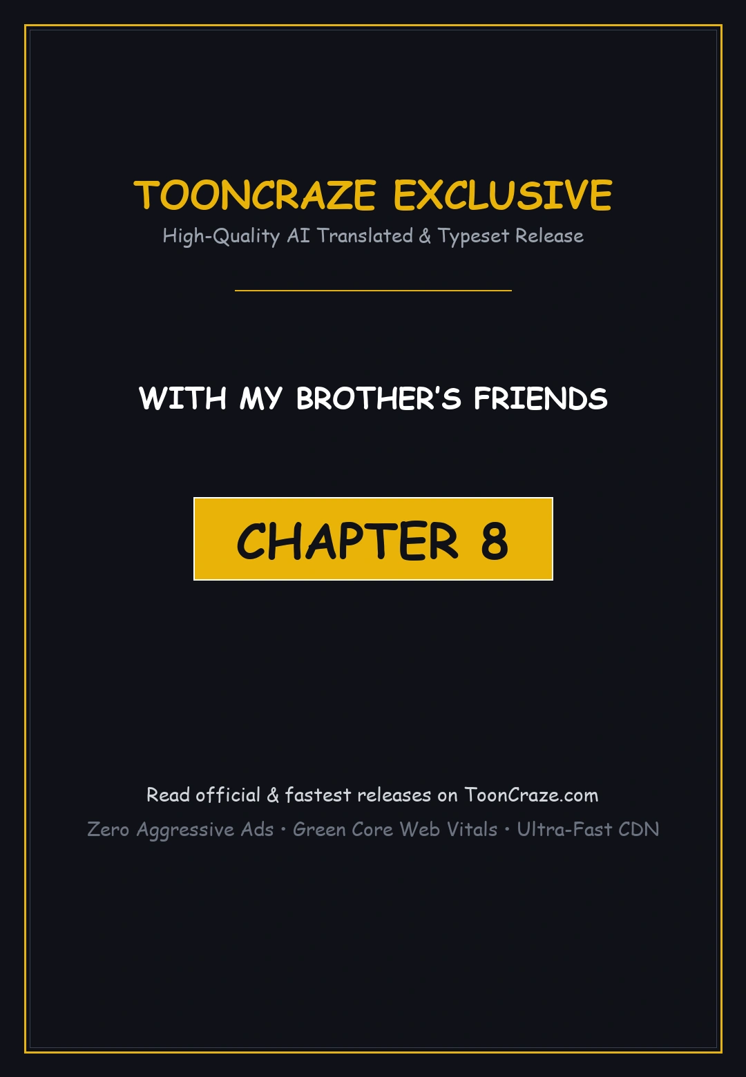 With My Brothers Friends Chapter 8 - Page 1
