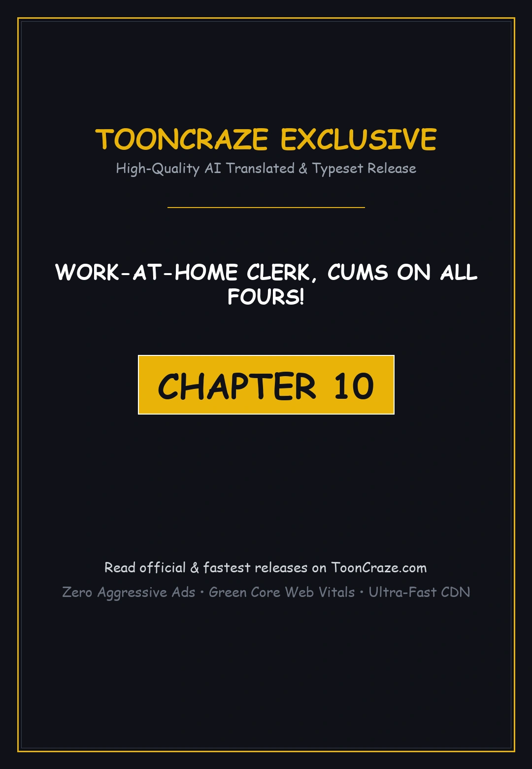 Work At Home Clerk Cums On All Fours Chapter 10 - Page 1