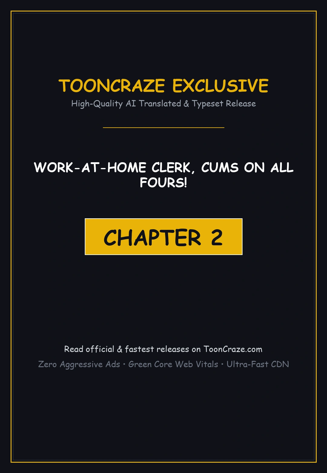 Work At Home Clerk Cums On All Fours Chapter 2 - Page 1