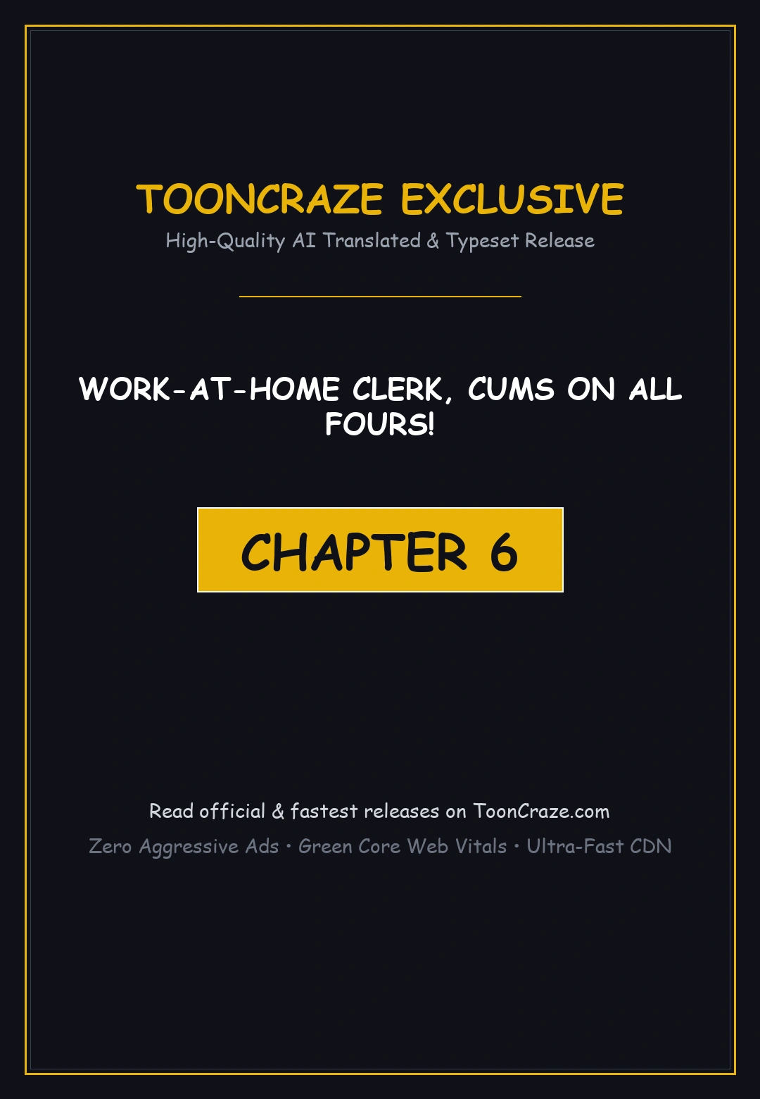 Work At Home Clerk Cums On All Fours Chapter 6 - Page 1