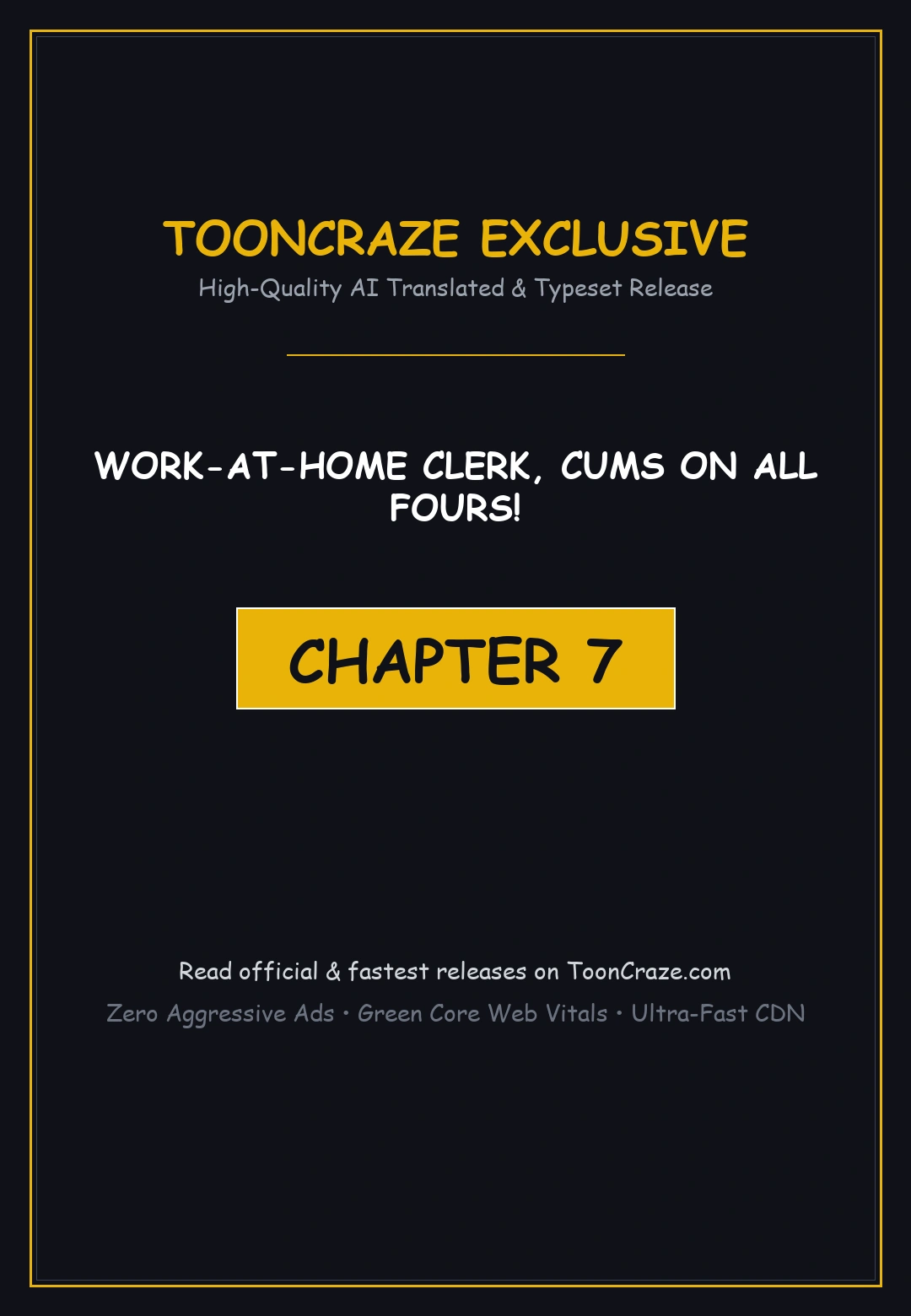Work At Home Clerk Cums On All Fours Chapter 7 - Page 1