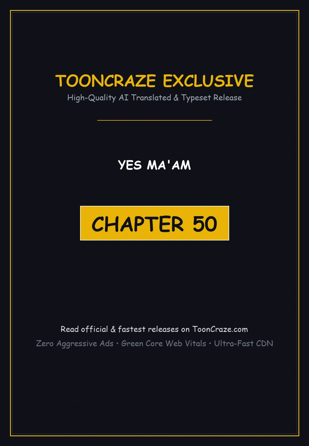 Yes Ma Am Chapter 50 - Page 1