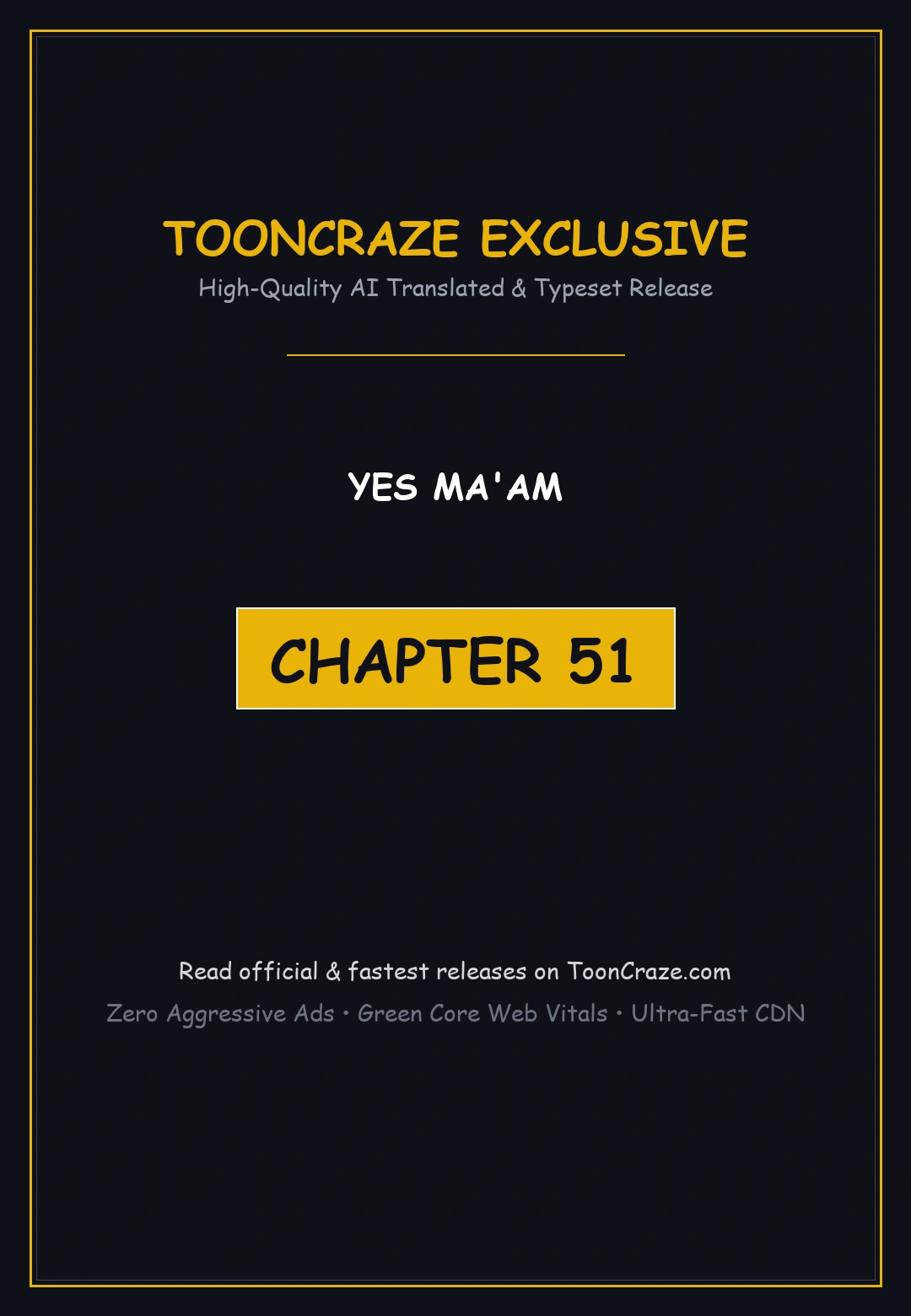 Yes Ma Am Chapter 51 - Page 1