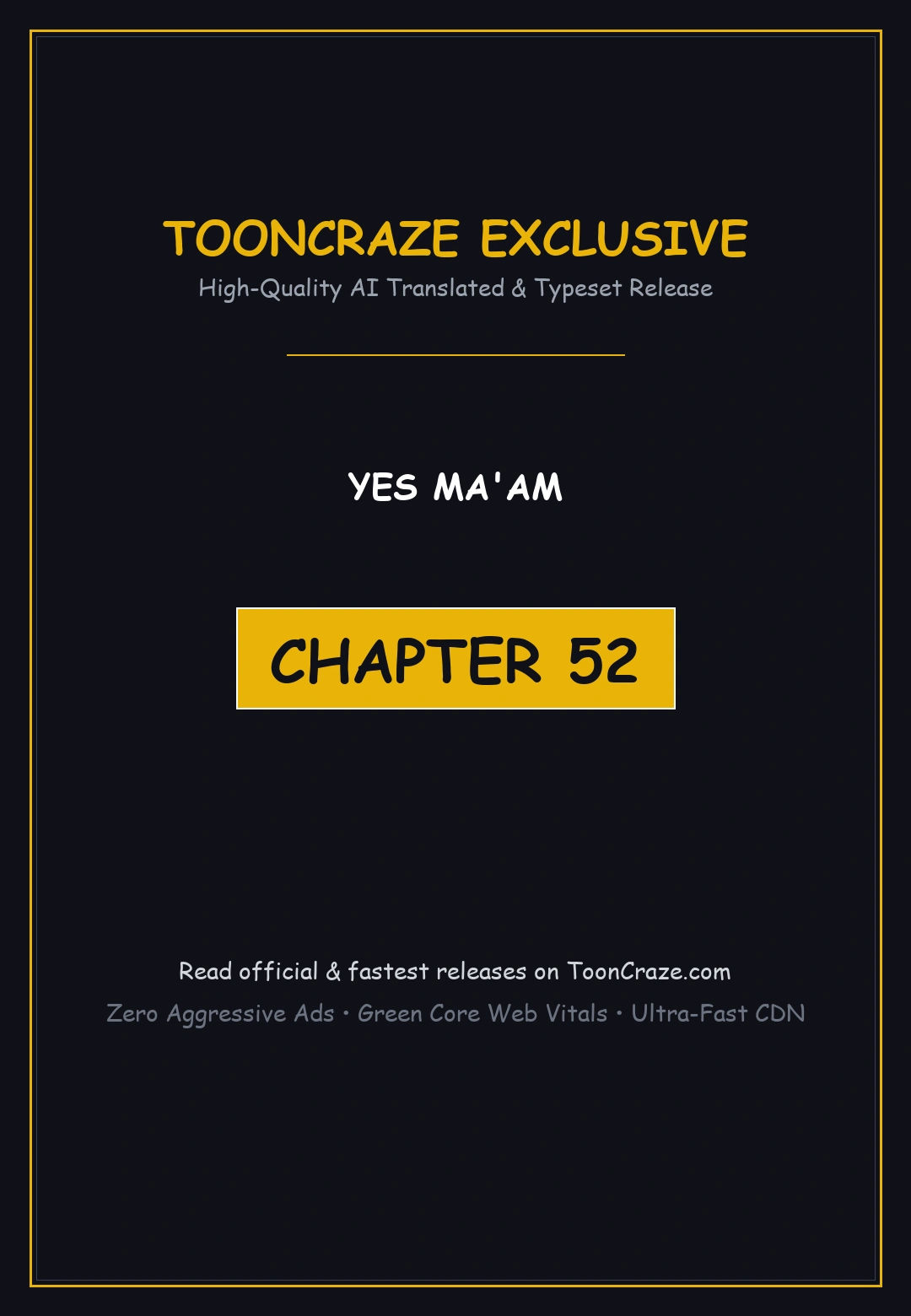 Yes Ma Am Chapter 52 - Page 1