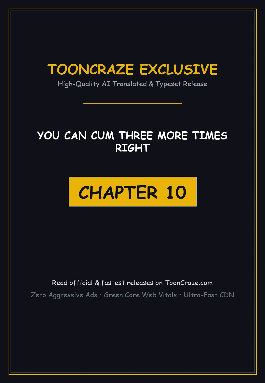 You Can Cum Three More Times Right Chapter 10 - Page 1