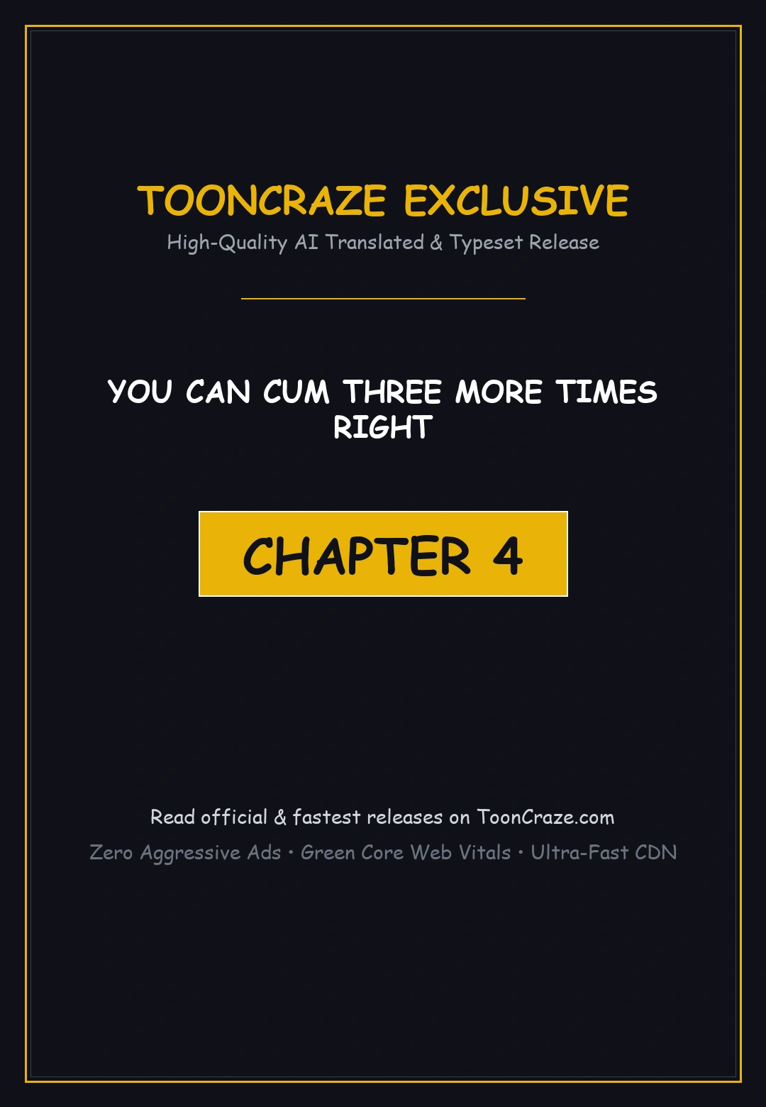 You Can Cum Three More Times Right Chapter 4 - Page 1