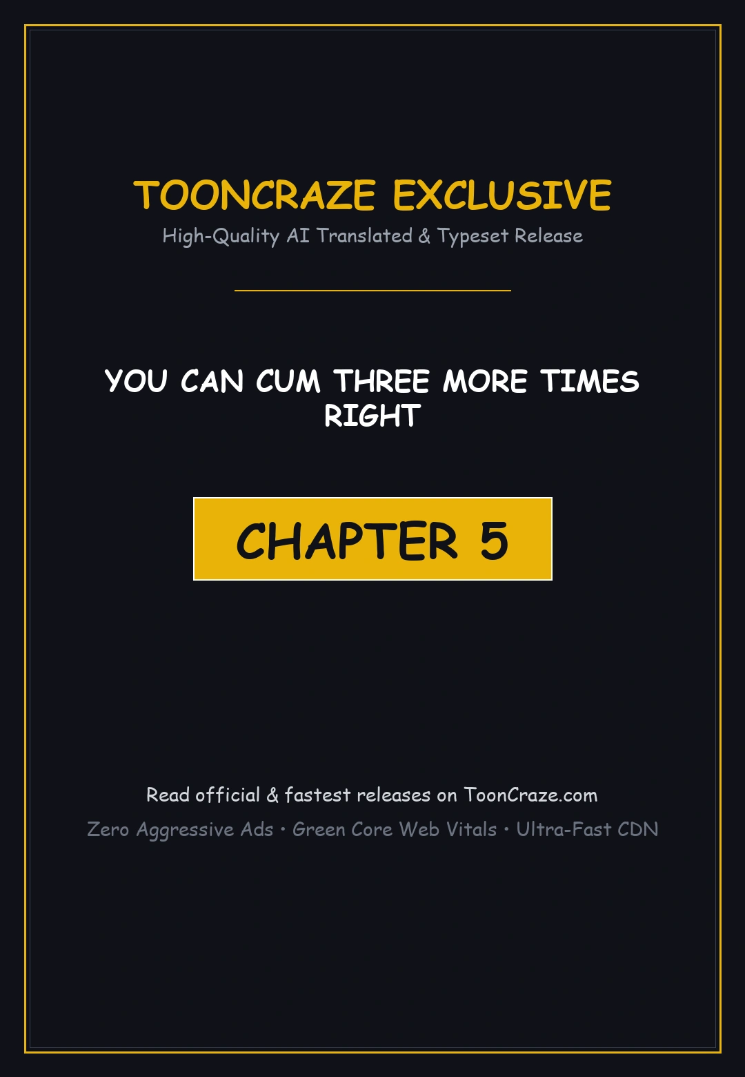 You Can Cum Three More Times Right Chapter 5 - Page 1