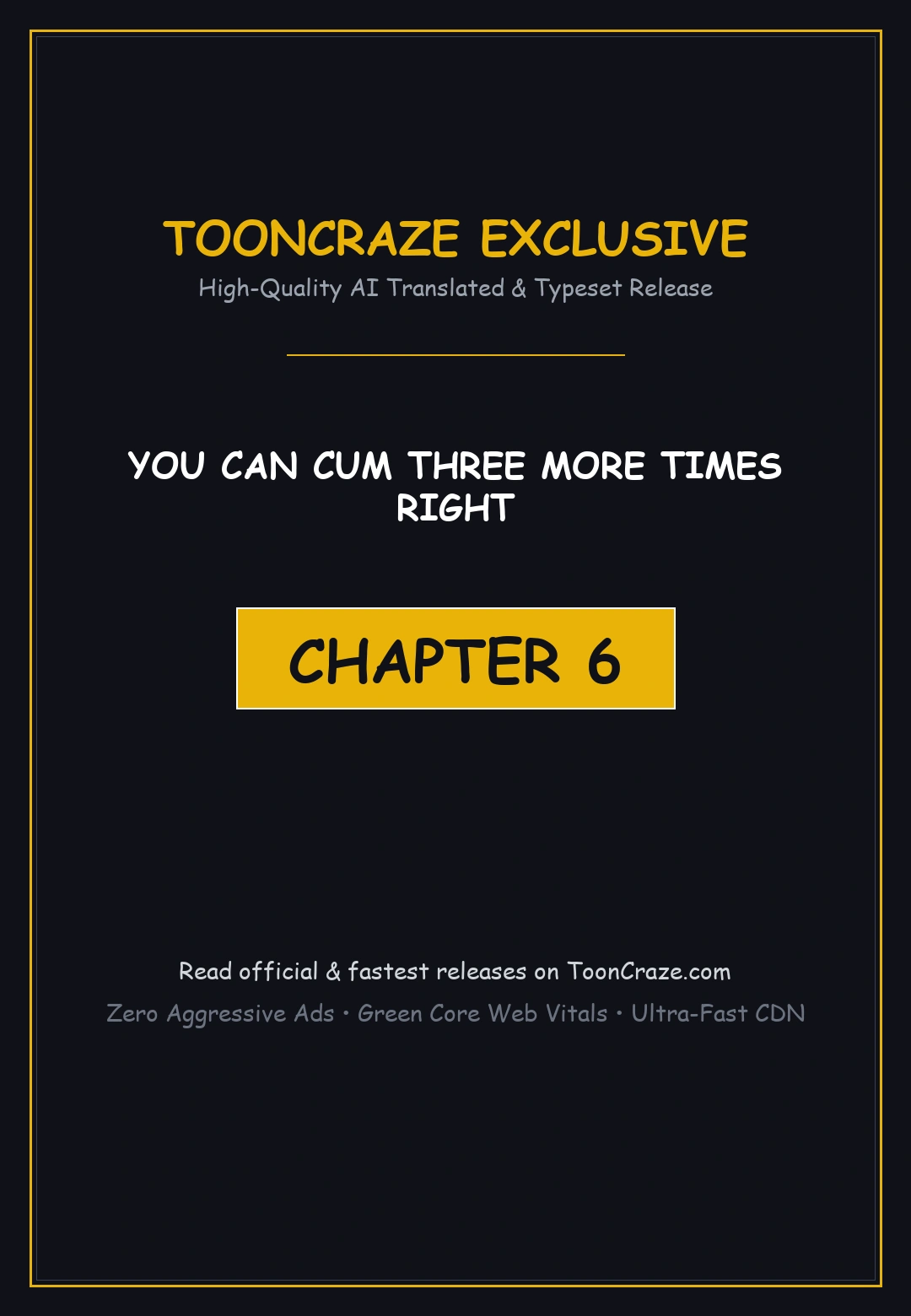 You Can Cum Three More Times Right Chapter 6 - Page 1