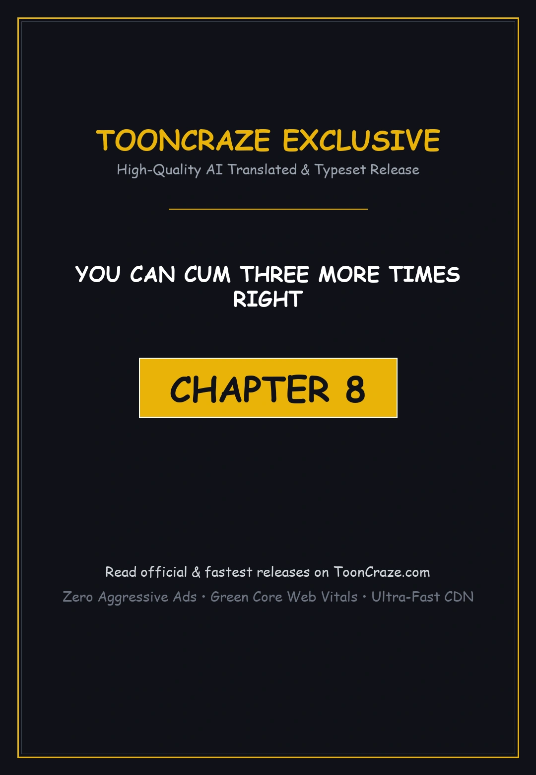 You Can Cum Three More Times Right Chapter 8 - Page 1