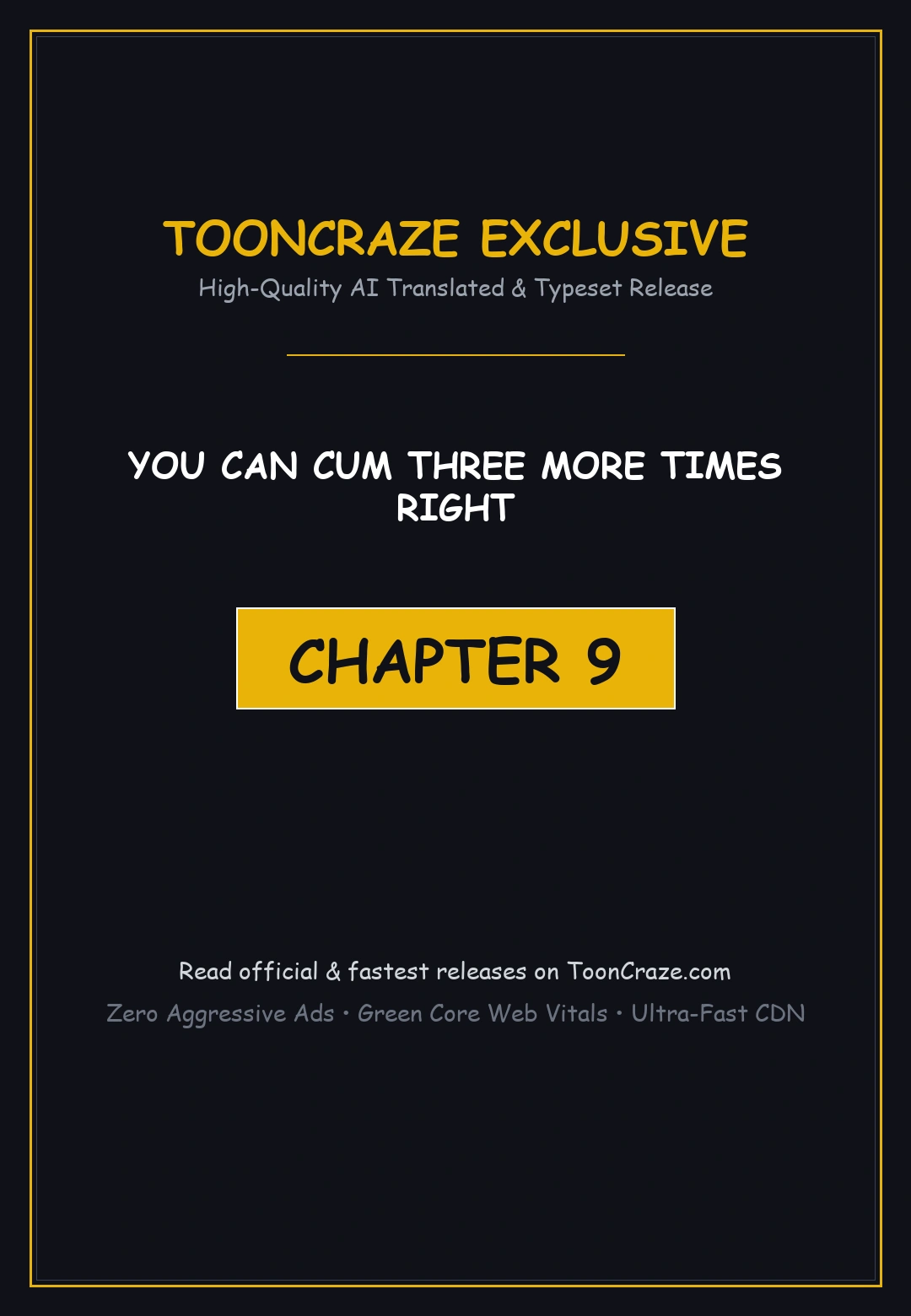 You Can Cum Three More Times Right Chapter 9 - Page 1