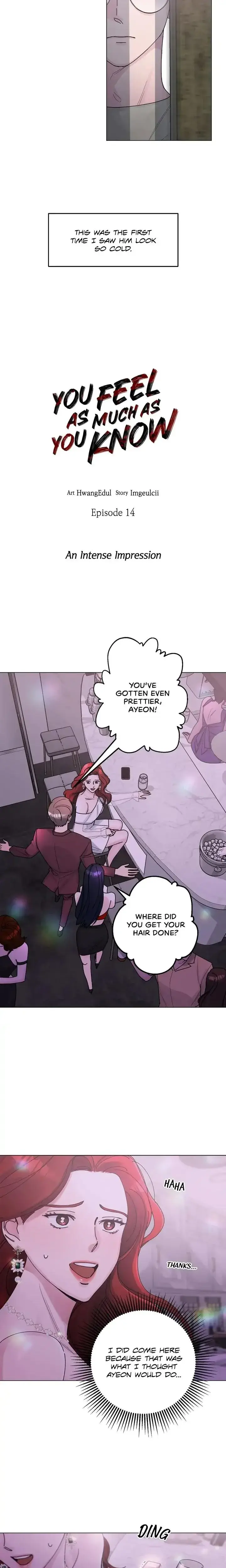 You Feel As Much As You Know Chapter 14 - Page 5