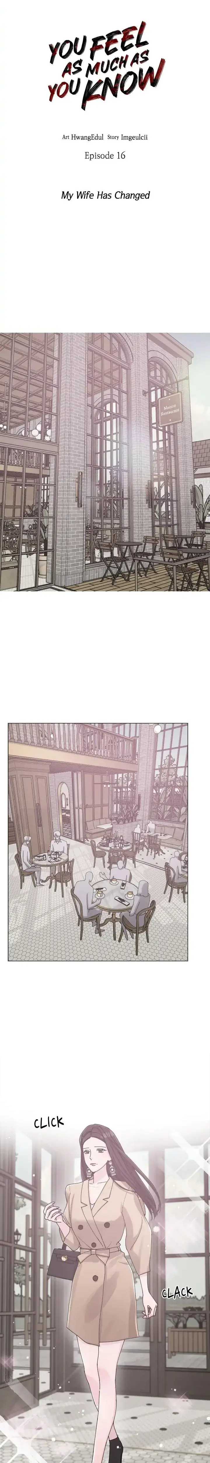 You Feel As Much As You Know Chapter 16 - Page 9