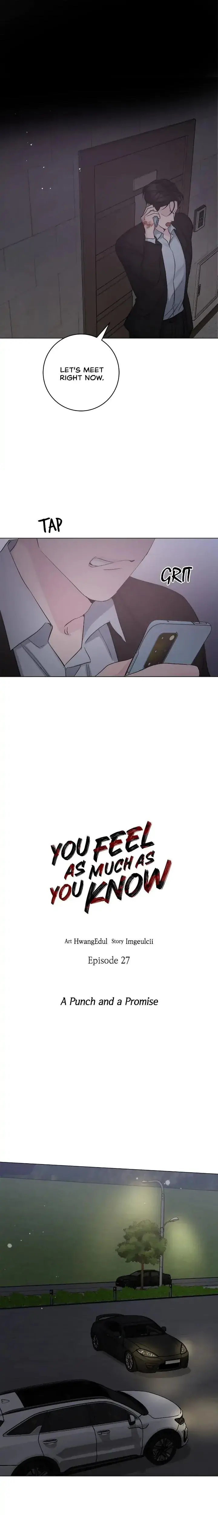 You Feel As Much As You Know Chapter 27 - Page 10